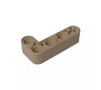 Gobricks GDS-671 Technic Beam 2x4 L Forme Epais 50 Pièces Compatible avec Lego 32140 42137 Pièces DIY et Composants MOC pour Grandes Marques de Briques (Color Dark Brown 138)