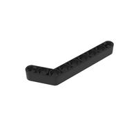 Gobricks GDS-674 Technic Beam 1x9 Courbé (7-3) Épais 50 Pièces Compatible avec Lego 32271 42160 Pièces de Bricolage et Composants MOC pour Grandes Marques de Briques Couleur : Noir 26