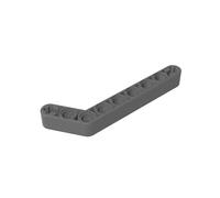 Gobricks GDS-674 Technic Beam 1x9 Courbé (7-3) Épais 50 Pièces Compatible avec Lego 32271 42160 Pièces de Bricolage et Composants MOC pour Grandes Marques de Briques Couleur : Gris Bleu Foncé 199