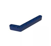 Gobricks GDS-674 Technic Beam 1x9 Courbé (7-3) Épais 50 Pièces Compatible avec Lego 32271 42160 Pièces de Bricolage et Composants MOC pour Grandes Marques de Briques (Color : Dark Blue 140)