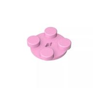 Gobricks GDS-948 Plateau tournant 2 x 2 plaques - Top 50 pièces compatibles avec Lego Toy 3679 DIY et composants MOC pour grandes marques de briques - Couleur : rose vif 222