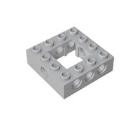 Gobricks GDS-971 Lot de 10 briques techniques 4 x 4 à centre ouvert compatibles avec Lego Toy 32324 4211640 Pièces de bricolage et composants MOC pour grandes marques de briques Couleur : gris bleuté