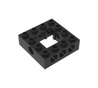 Gobricks GDS-971 Lot de 10 briques techniques 4 x 4 à centre ouvert compatibles avec Lego Toy 32324 4211640 Pièces de bricolage et composants MOC pour grandes marques de briques Noir 26