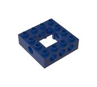 Gobricks GDS-971 Lot de 10 briques techniques 4 x 4 à centre ouvert compatibles avec Lego Toy 32324 4211640 Pièces de bricolage et composants MOC pour grandes marques de briques Couleur : bleu foncé