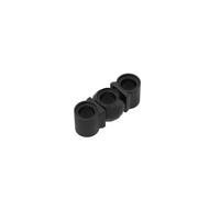 Gobricks Joint Technic Poutre 1 x 3 avec rotule au milieu 98577 6001085 GDS-997 50 pièces Compatible avec Lego Classic Bulk Toy MOC Couleur : Noir 26