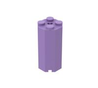 Gobricks Lot de 10 briques à charnière octogonales spéciales 2 x 2 x 3 1/3 compatibles avec Lego 6037 GDS-2073 Jouet classique en vrac MOC Couleur : lavande moyenne 324