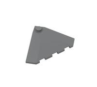 Gobricks Lot de 10 briques obliques compatibles avec Lego 43708 GDS-2199 Jouet classique en vrac MOC Couleur : gris bleuté foncé 199