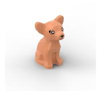 Gobricks Lot de 10 jouets classiques en vrac pour chihuahua Compatible avec Lego GDS-M1262 12888 Couleur chair