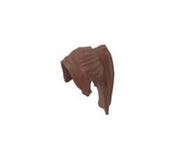 Gobricks Lot de 10 queue de cheval longue avec frange latérale Compatible avec Lego 62696 GDS-2068 Jouet classique en vrac MOC Couleur : brun rougeâtre 192