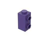 Gobricks Lot de 50 briques à charnière surélevées double face compatibles avec Lego GDS-90140 Jouet classique en vrac MOC Couleur : violet foncé 268