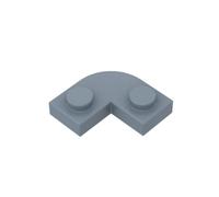 Gobricks Lot de 50 filets de plaque circulaire 2 x 2 avec découpe 1 x 1 compatible avec Lego 79491 GDS-90158 Jouet classique en vrac MOC Couleur : bleu sable 135