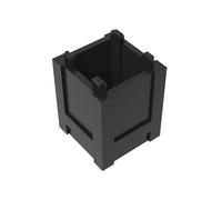 Gobricks Ornaments Boîte de rangement carrée 10 pièces compatible avec Lego GDS-M283 61780 Jouet classique en vrac MOC Couleur : noir 26