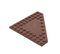Gobricks Plaque circulaire 25,4 x 25,4 cm 1 pièce compatible avec Lego GDS-M192 92584 Classic Bulk Toy MOC Couleur : marron rougeâtre 192