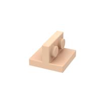 Gobricks Plaque de charnière 2 x 2 plaques de support 10 pièces compatibles avec Lego 41682 GDS-90491 Classic Bulk Toy MOC Couleur chair clair 283