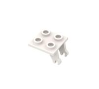 Gobricks Roue 2 x 2 avec sabot de roue 20 pièces Compatible avec Lego 2415 GDS-2197 Classic Bulk Toy MOC Couleur : blanc 1