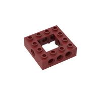 Gobricks Technology Brick Technic Brique 4x4 Open Center 32324 4211640 GDS-971 10 pièces compatible avec Lego Classic Bulk Toy MOC Couleur : rouge foncé 154