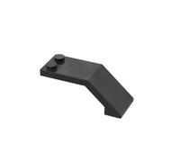 Gobricks Transportation Lot de 10 pare-brise de véhicule 2 x 5 x 1 compatible avec Lego GDS-M248 6070 Jouet classique en vrac MOC Couleur : noir 26