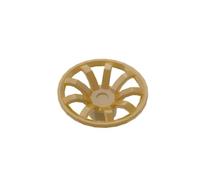 Gobricks Wheel 24 mm 9 Wheelhouse 4 pièces Compatible avec Lego GDS-90066 62701 Classic Bulk Toy MOC Couleur : Or nacré 297