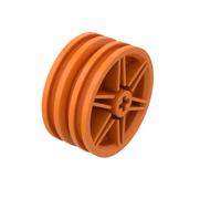 Gobricks Wheel Lot de 10 enjoliveurs de 30 x 14 mm compatibles avec Lego GDS-M233 56904 Classic Bulk Toy MOC Couleur : orange 106