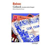 Gobseck et autres récits d'argent