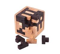 Gobus 54 pièces T Combinaisons de Blocs de Construction en 3D en Bois Jouet éducatif Puzzle de Cerveau Noir et Blanc pour Les Enfants Adultes