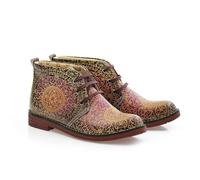 GOBY Bottines Bottes Végétaliennes faites à la main Avec Impression - Design Confortable - Résistance à l'Extérieur - Bottes Végétaliennes Fait Main