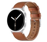 GOBY Bracelet Cuir Compatible avec Samsung Galaxy Watch 8 Classic 46mm/Galaxy Watch 8 40MM/44MM, Bracelet de Remplacement en Cuir pour Galaxy Watch8 44MM (MARRON)