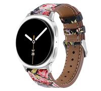 GOBY Bracelet Cuir Compatible avec Samsung Galaxy Watch 8 Classic 46mm/Galaxy Watch 8 40MM/44MM, Bracelet de Remplacement en Cuir pour Galaxy Watch8 44MM (ROSE FLEUR)