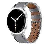 GOBY Bracelet Cuir Compatible avec Samsung Galaxy Watch 8 Classic 46mm/Galaxy Watch 8 40MM/44MM, Bracelet de Remplacement en Cuir pour Galaxy Watch8 44MM (GRIS)