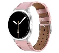GOBY Bracelet Cuir Compatible avec Samsung Galaxy Watch 8 Classic 46mm/Galaxy Watch 8 40MM/44MM, Bracelet de Remplacement en Cuir pour Galaxy Watch8 44MM (ROSE)