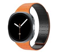 GOBY Compatible avec Bracelet Samsung Galaxy Watch 8 44mm 40mm, Bracelet de montre de sport étanche en silicone pour Galaxy Watch 8 Classic 46mm (ORANGE)