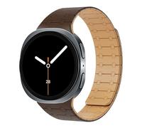 GOBY Compatible avec Bracelet Samsung Galaxy Watch 8 44mm 40mm, Bracelet de montre de sport étanche en silicone pour Galaxy Watch 8 Classic 46mm (MARRON)