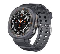 GOBY Rugged Armor Coque avec Bracelet Compatible avec Samsung Galaxy Watch 7 Ultra 47mm (2024) (GRIS)