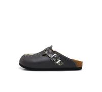Goby Sabots 'Women Calceo Black and Beige Clogs CAL5422 with cat design' mélange de couleurs, Taille 40