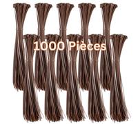 Gocableties - Collier de Serrage en Nylon - 300 mm x 4,8 mm - Marron - Attache Câble Résistant aux UV - Serre-Câbles - Lot de 1,000 Pièces