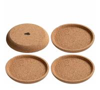 GOCCE Set de 4 dessous de verre en liège