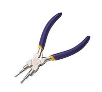 Gocelyn Pince 6 en 1 pour fabrication de bijoux avec poignée antidérapante confortable pour boucles et anneaux ouverts de 2,3 mm, 3 mm, 4 mm, 5 mm, 7,2 mm, 8,6 mm