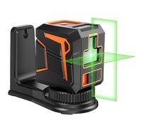 GOCHIFIX Niveau laser auto-nivelant 100 pieds Niveau laser à lignes croisées vertes avec mode manuel IP54 étanche pour suspension d'images et construction Support magnétique inclus