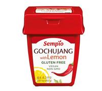 Gochujang avec Citron de Sempio (250g) - Pâte de piment coréenne, douce, aigre, savoureuse et épicée. Sauce au poivre rouge pour Tteokbokki, cuisine coréenne. Végétalien, Non-OGM