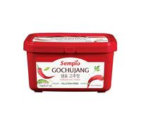 Gochujang sans gluten de Sempio (1kg) - Pâte de piment avec une saveur coréenne authentique, savoureuse, épicée et sucrée. Sauce au poivre rouge pour Tteokbokki