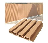 GOCHUSX Brise-Vue en Bois Composite, Dalles De Terrasse Emboîtables pour Extérieur, Clôture Décorative pour Murs Extérieurs pour Jardin, Patio Et Arrière-Cour(Legno,21.9x100cm(8.6x39.4in))