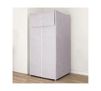 GOCHUSX Cabine D'essayage pour Magasin De Vêtements, Cabine D'essayage Pliable Et Portable avec Rideau, Cabine D'essayage Indépendante pour Plus D'intimité(Light Gray-B,80x80x200cm)