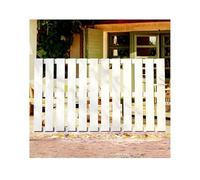 GOCHUSX Clôture De Jardin, Brise-Vue Extérieur en Bois, Treillage Extensible en Bois pour Terrasses Et Jardins, Décoration Intérieure(Blanc,150x90cm-10PCS)