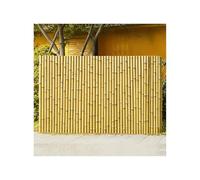 GOCHUSX Clôture De Jardin, Cloison Décorative Extérieure en Bois, Brise-Vue Extensible en Bois pour Jardin, Balcon, Maison Et Terrasse(Wood Color,200x100cm-5PCS)