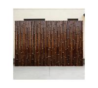 GOCHUSX Clôture De Jardin, Cloison Décorative Extérieure en Bois, Brise-Vue Extensible en Bois pour Jardin, Balcon, Maison Et Terrasse(Brun,200x120cm-8PCS)