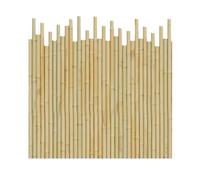 GOCHUSX Clôture en Bois À Lames Décalées, Cloison Décorative D'extérieur, Bordure De Jardin Flexible À Piquets pour Jardin, Cour, Balcon, Terrasse Ou Bord De Piscine(Wood Color,200x100cm-1PC)