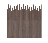GOCHUSX Clôture en Bois À Lames Décalées, Cloison Décorative D'extérieur, Bordure De Jardin Flexible À Piquets pour Jardin, Cour, Balcon, Terrasse Ou Bord De Piscine(Brun,200x150cm-10PCS)
