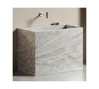 GOCHUSX Évier Utilitaire pour Balais À Franges, Bacs À Franges Verticaux Industriels, Seau À Franges sur Pied, Boîte De Vidange À Un Seul Robinet pour Restaurants(40x33x42cm)