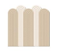 GOCHUSX Panneaux Muraux Rembourrés, Panneau Coussin Souple Adhésif Peel and Stick, Sticker Mural De Protection pour Tête De Lit pour Chambre, Salle De Jeux(B,120x120cm)