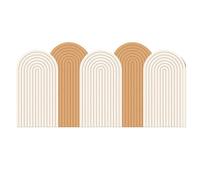 GOCHUSX Panneaux Muraux Rembourrés, Panneau Coussin Souple Adhésif Peel and Stick, Sticker Mural De Protection pour Tête De Lit pour Chambre, Salle De Jeux(C,120x240cm)